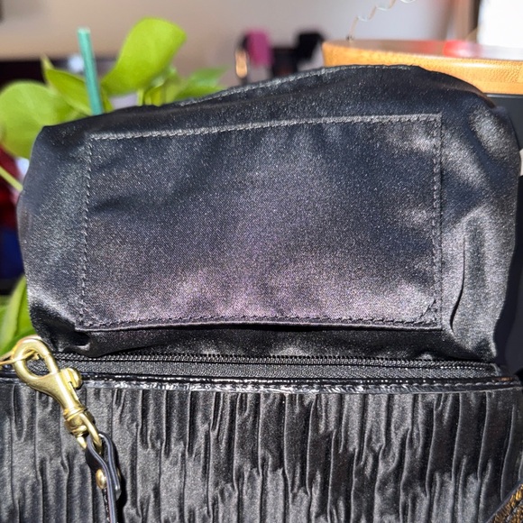 Coach Ashley Gathered Satin Wristlet - Picture 5 of 5